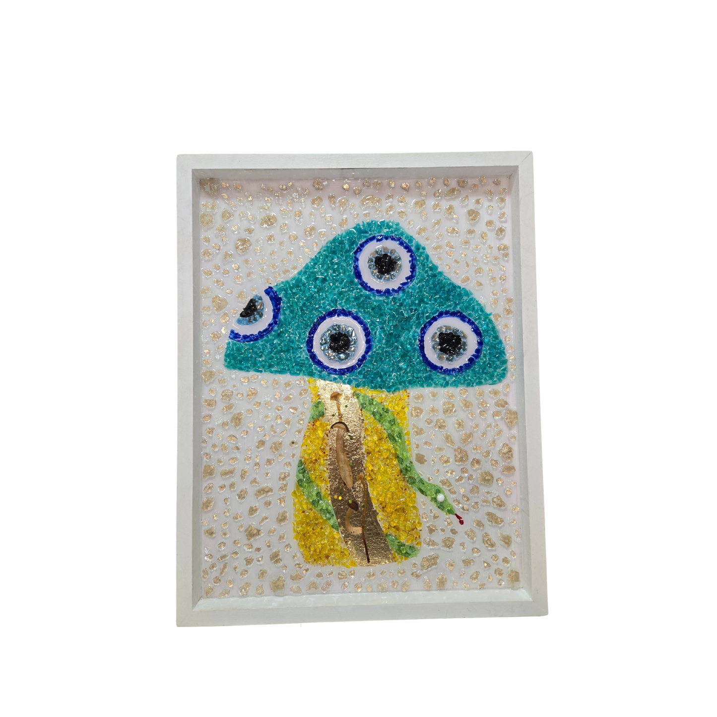 Evil Eye Mushroom Wall Art